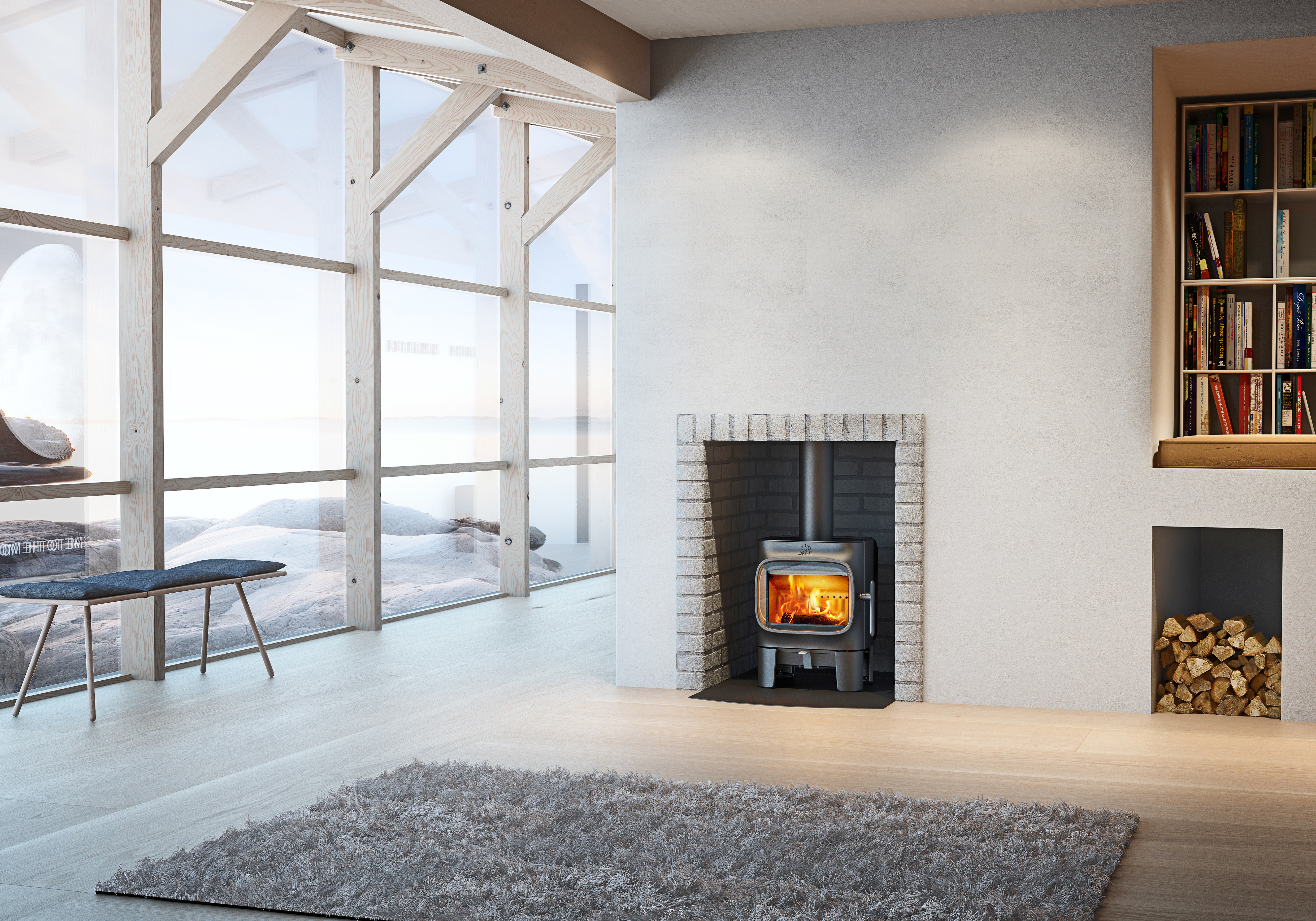 Wood Burning Stoves : Jotul F105 Short Legs